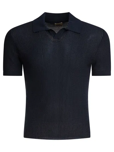 Rakki' Rakki Cotton Blue Polo Shirt