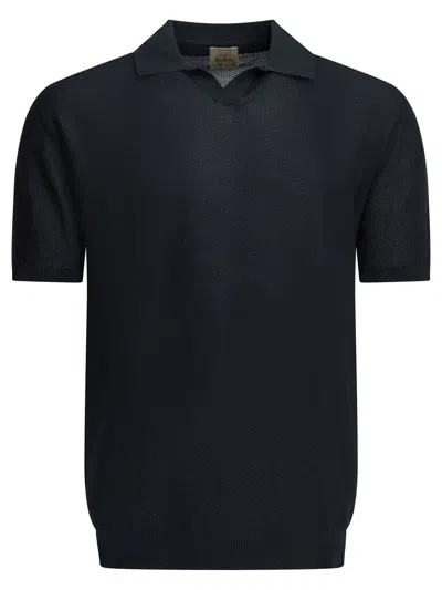 Rakki' Rakki "marlon Brando" Polo Shirt In Blue