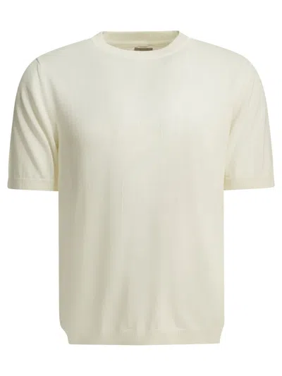 Rakki' Rakki "t-crown" Crew-neck T-shirt In White