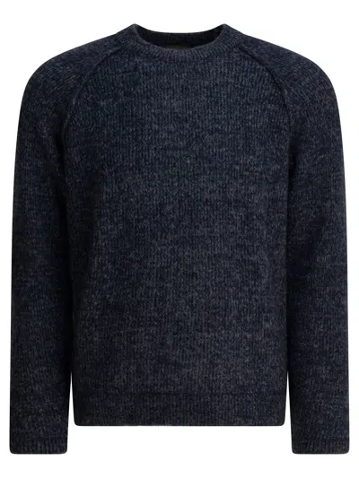 Rakki' Rakki Wool Crew Neck Sweater In Blue