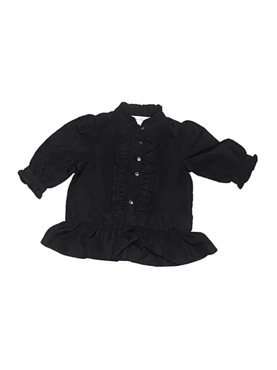 Pre-owned Ralph Lauren Babies' 3/4 Sleeve Blouse In Black