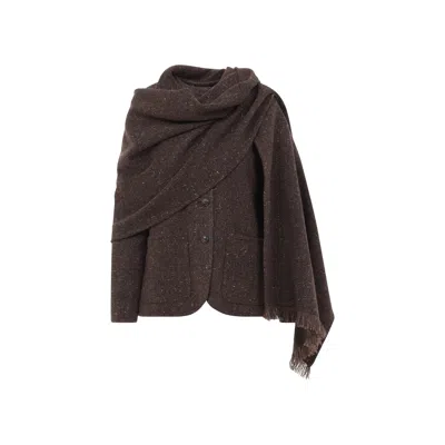Ralph Lauren Collection Women's Wool & Cashmere Blazer In Brown
