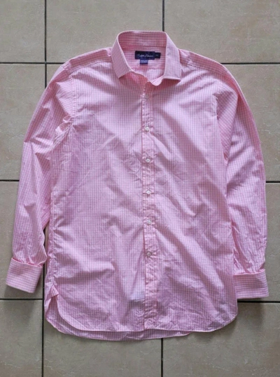 Pre-owned Ralph Lauren Purple Label Ralph Laurent Purple Label Shirt In Pink