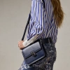 Polo Ralph Lauren Rl 888 Box Calfskin Crossbody In Ink