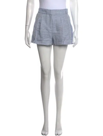 Pre-owned Ramy Brook Linen Mini Shorts W/ Tags In Multicolor