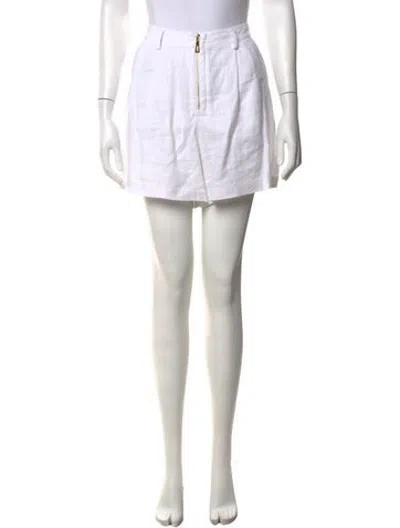 Pre-owned Ramy Brook Mini Shorts In White