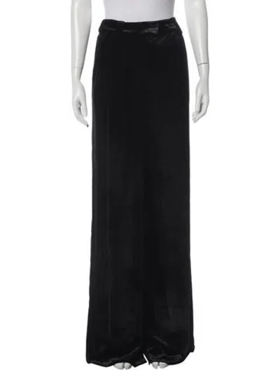 Pre-owned Ramy Brook Wide Leg Pants In Black