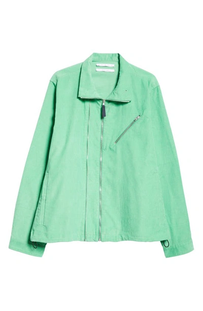 Ranra Kraka Zip Detail Cotton Corduroy Jacket In Workwear Green 2166