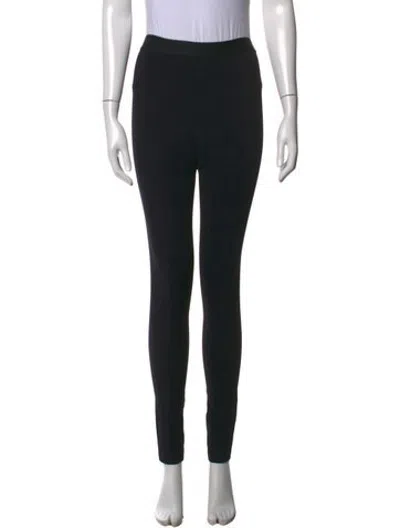 Pre-owned Raquel Allegra Skinny Leg Pants In Black