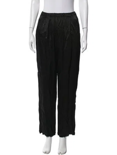 Pre-owned Raquel Allegra Straight Leg Pants W/ Tags In Black