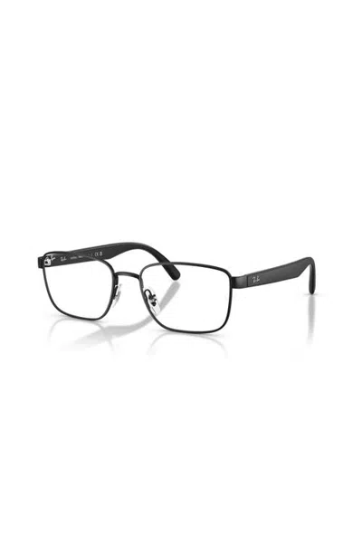 Ray Ban Ray-ban 54mm Rectangle Optical Glasses In Black