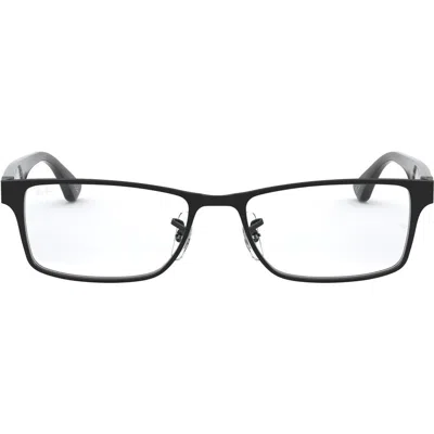 Ray Ban Ray-ban Unisex 55mm Rectangular Optical Glasses In Black