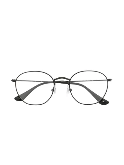 Ray-ban Junior Kids' Rob Round-frame Glasses In Black
