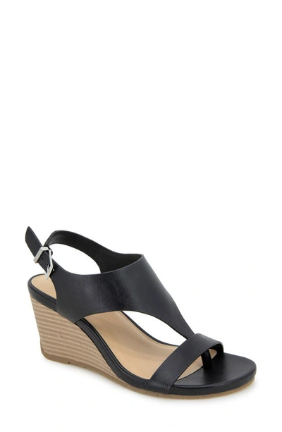 Reaction Kenneth Cole Greatly Wedge Sandal In Black