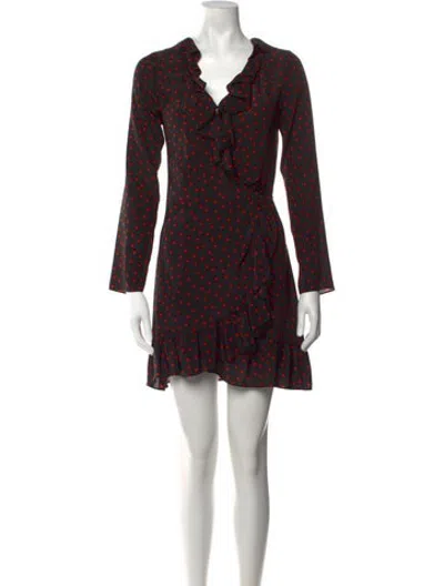 Pre-owned Réalisation Par Silk Mini Dress In Black