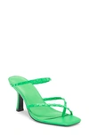 Rebecca Minkoff Avila Stud Slide Sandal In Green