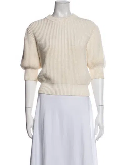 Pre-owned Rebecca Minkoff Crew Neck Sweater In Neutrals
