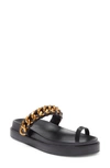 Rebecca Minkoff Edie Chain Platform Sandal In Black