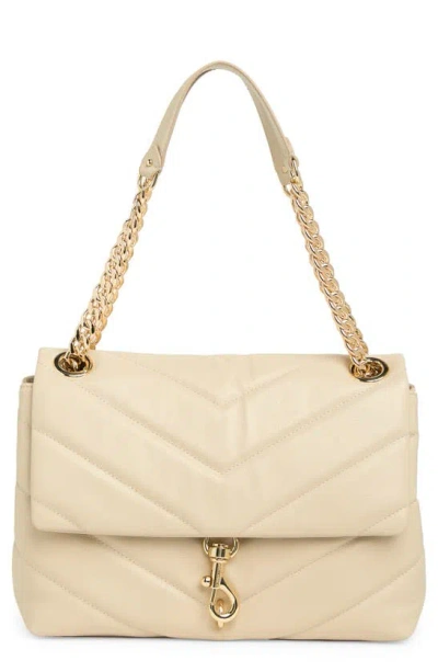 Rebecca Minkoff Edie Maxi Shoulder Bag In Neutral