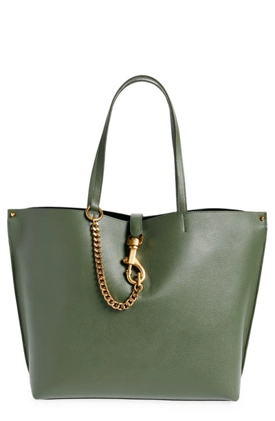 Rebecca Minkoff Large Megan Leather Tote In Green
