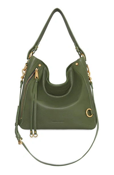 Rebecca Minkoff Mab Leather Hobo Bag In Sage