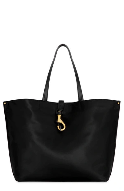 Rebecca Minkoff Megan Nylon Tote In Black/black