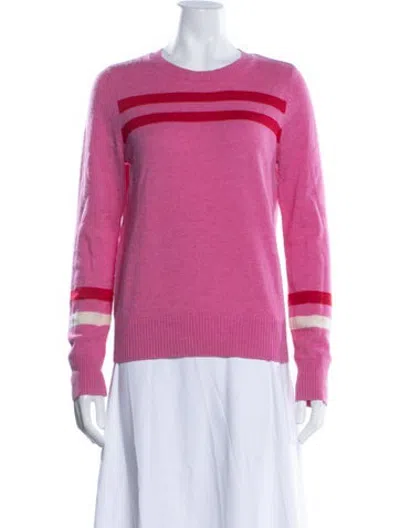 Pre-owned Rebecca Minkoff Wool Striped Sweater In Pink