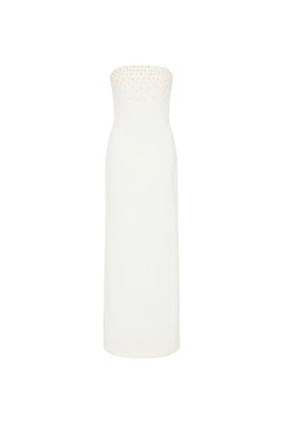 Rebecca Vallance Therese Pearl Gown In Multi