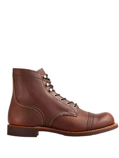 Red Wing Iron Ranger Amber Harness Ankle Boot - Waterproof Leather In Brown