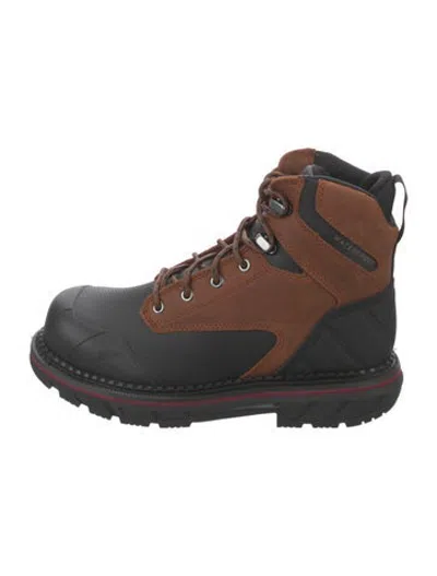 Pre-owned Red Wing Leather Hiking Boots In Black/brown