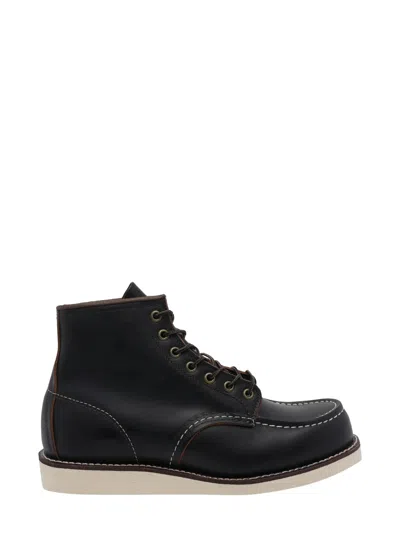 Red Wing Men's Moc Toe Lace-up Work Boot In Black