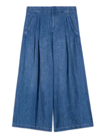 Red Wing Shoes S Max Mara Smmnastro Denim Trousers In Blue