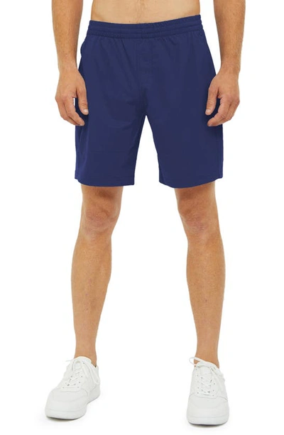 Redvanly Byron Water Resistant Drawstring Shorts In Navy