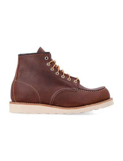 Redwing Men's Leather Moc Toe Lace-up Boot In Multi