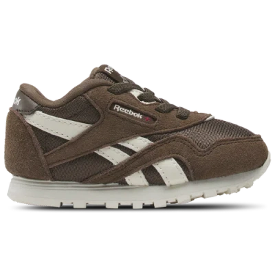 Reebok Kids' Boys  Cl Nylon In Utility Brown/alabaster