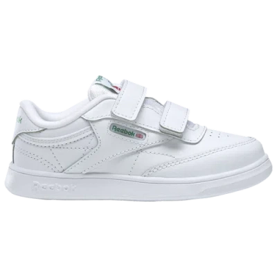 Reebok Kids' Boys  Club C 2v In White/glen Green