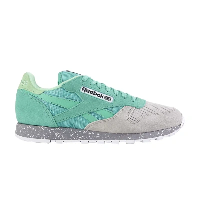 Pre-owned Reebok Classic Leather Sm 'teal Steel Grey'