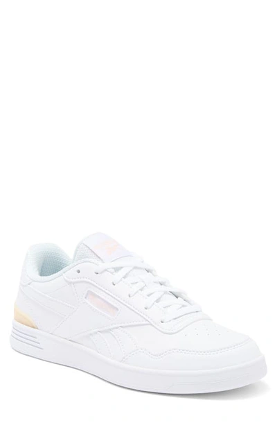 Reebok Court Advance Clip Sneaker In White/posp