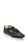 Reebok Glide Sneaker In Black/ Chalk/ Lime