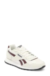 Reebok Glide Sneaker In Chalk/ Core Black/ Maroon