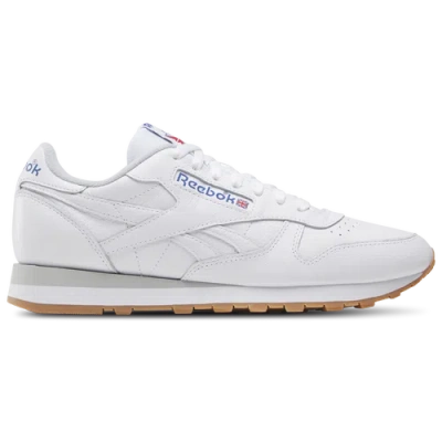 Reebok Mens  Classic Leather In Blue/footwear White/gum