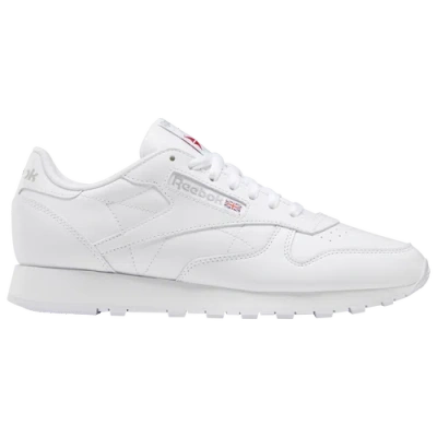 Reebok Mens  Classic Leather In White/pure Grey/white