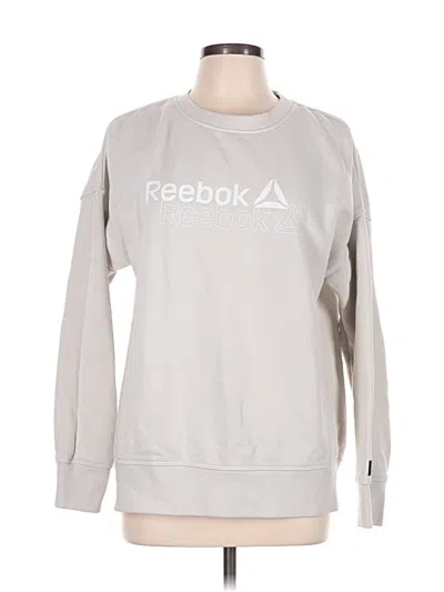 Pre-owned Reebok Sweatshirt In Silver
