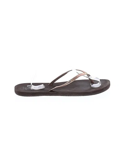 Pre-owned Reef Flip Flops In Brown