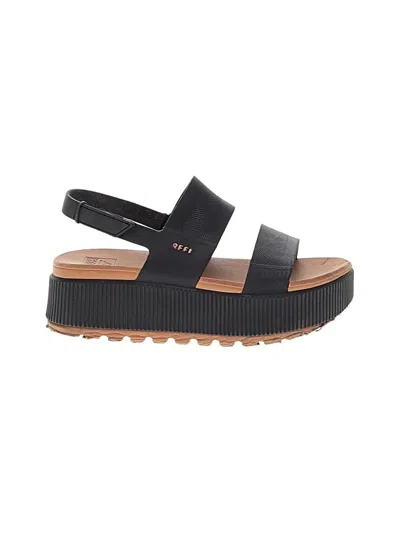 Pre-owned Reef Sandals In Black