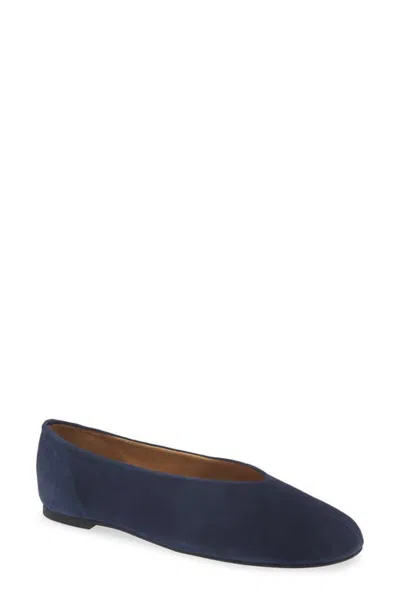 Reformation Blaine Ballet Flat In Blue