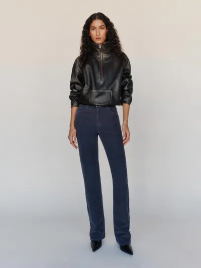 Reformation Blair High Rise Baby Bootcut Jeans Blue 23