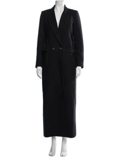 Pre-owned Reformation Coat In Blue