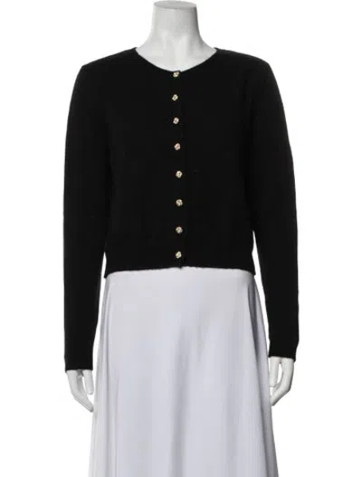Pre-owned Reformation Crew Neck Sweater In Black