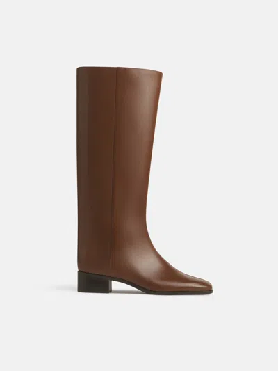 Reformation Inez Knee Boot Brown 5